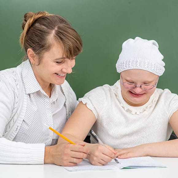 Mentee writing
